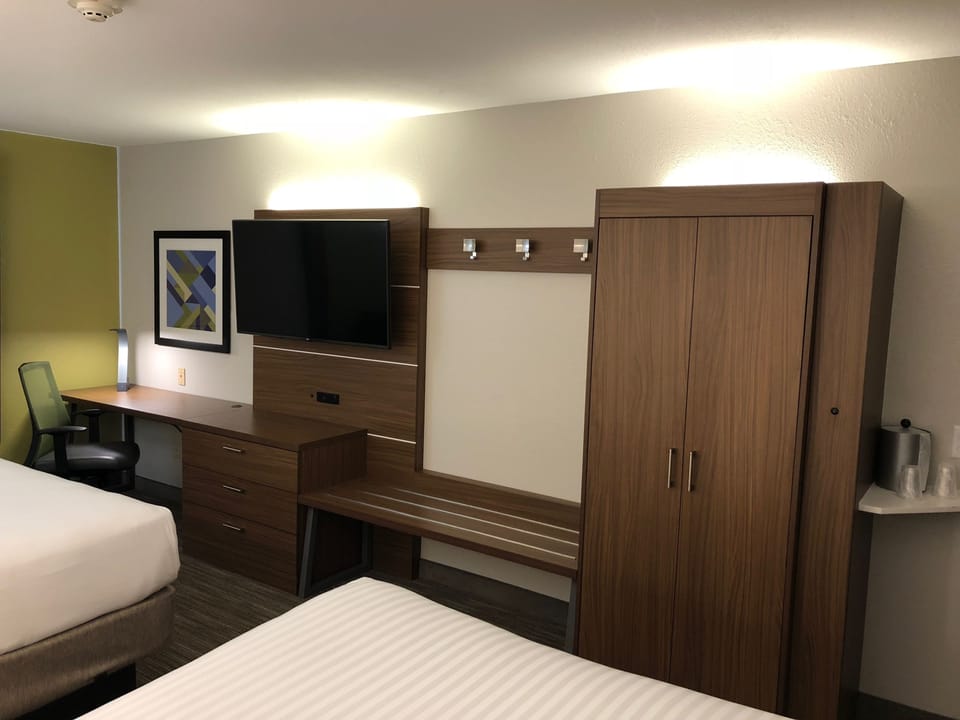Standard Room, 2 Queen Beds | In-room safe, desk, laptop workspace, iron/ironing board