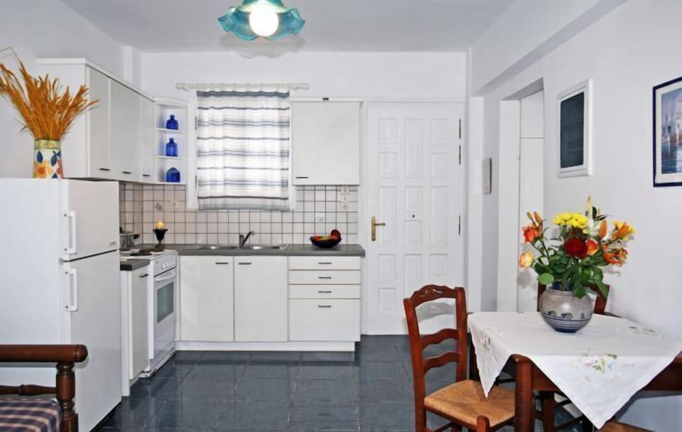 Family Studio, 1 Bedroom, Kitchenette, Sea View | Living area | Flat-screen TV