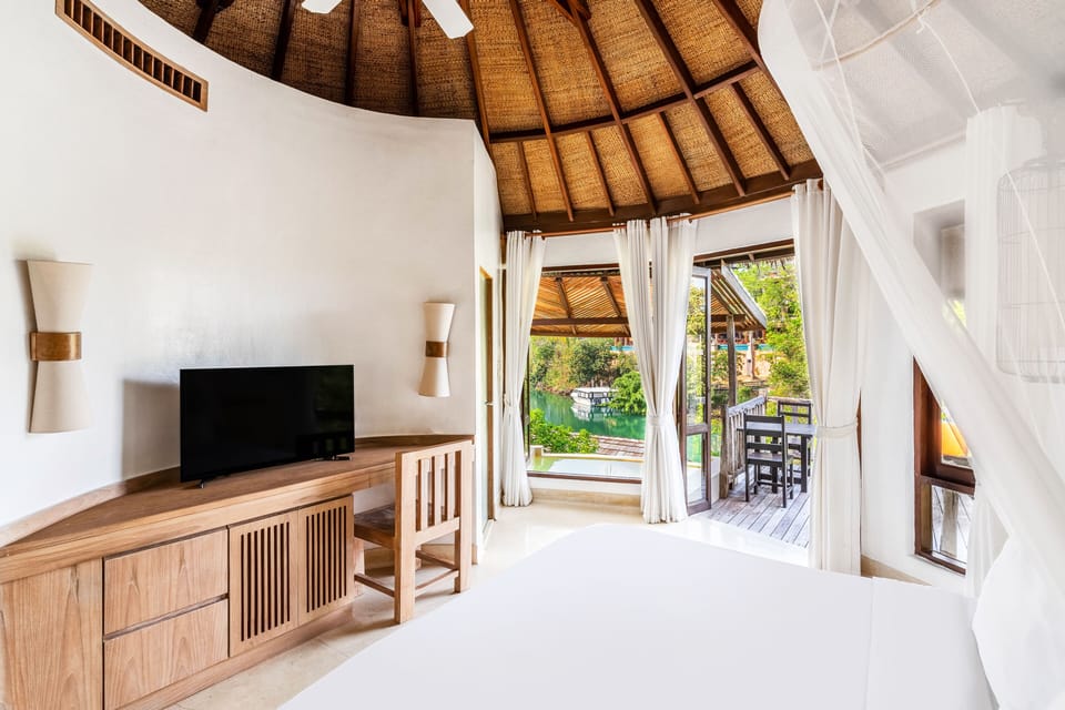 AANA Villa with Plunge Pool River View | 1 bedroom, premium bedding, in-room safe, desk