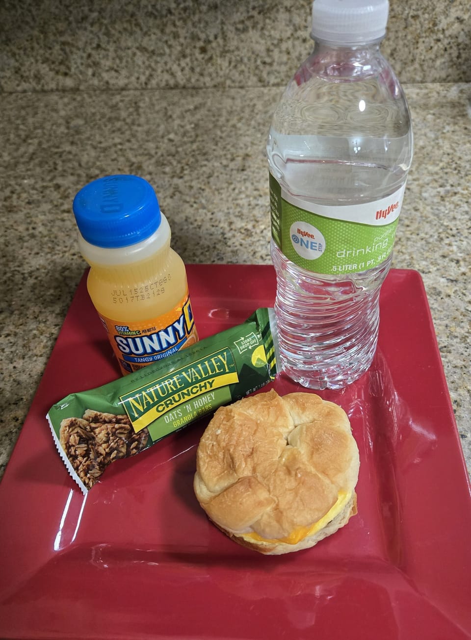 Daily to-go breakfast for a fee
