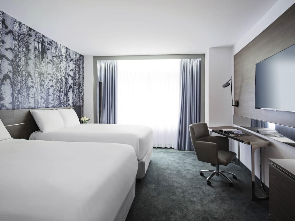 Superior Double Room, 2 Double Beds | Premium bedding, minibar, in-room safe, desk
