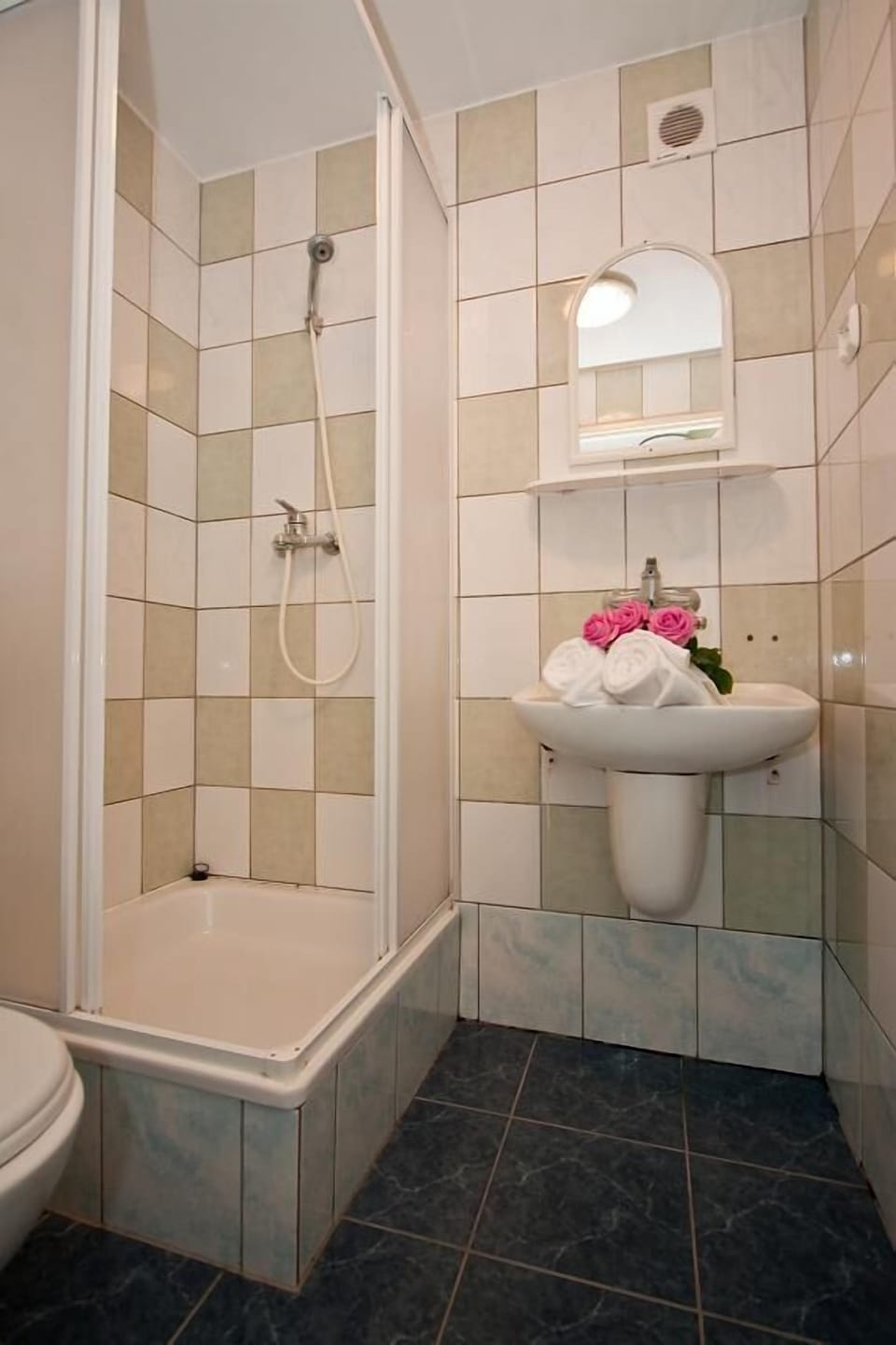 Studio | Bathroom | Shower, towels