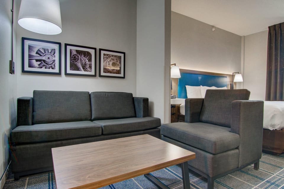 Suite, 1 King Bed with Sofa bed, Accessible, Non Smoking | In-room safe, individually decorated, individually furnished, desk