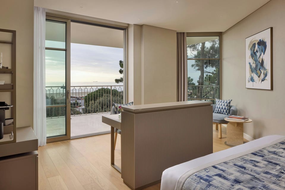 Panoramic Room, 1 King Bed, Balcony, Sea View | In-room safe, cribs/infant beds, free WiFi, bed sheets