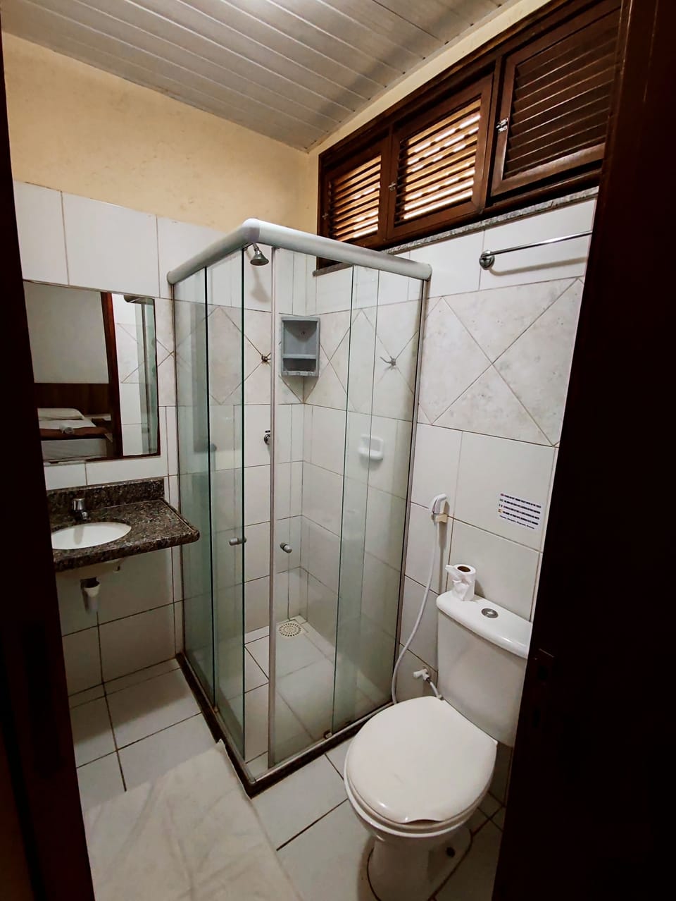 Standard Single Room | Bathroom | Shower, towels, soap, toilet paper