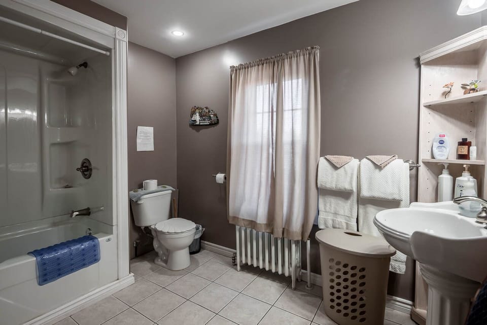 Free toiletries, hair dryer