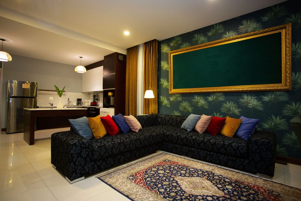 Family Villa, Multiple Bedrooms, Non Smoking, Private Pool | Living area | 42-inch flat-screen TV with satellite channels