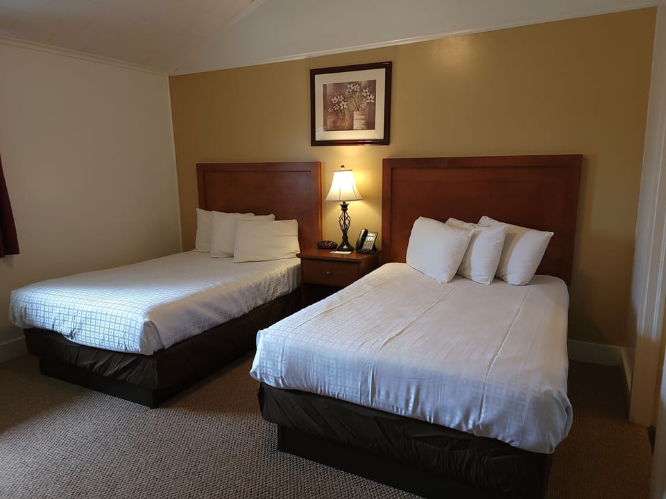 Standard Room, 2 Double Beds, Non Smoking, Lake View | Desk, soundproofing, cribs (free), rollaway beds (surcharge)