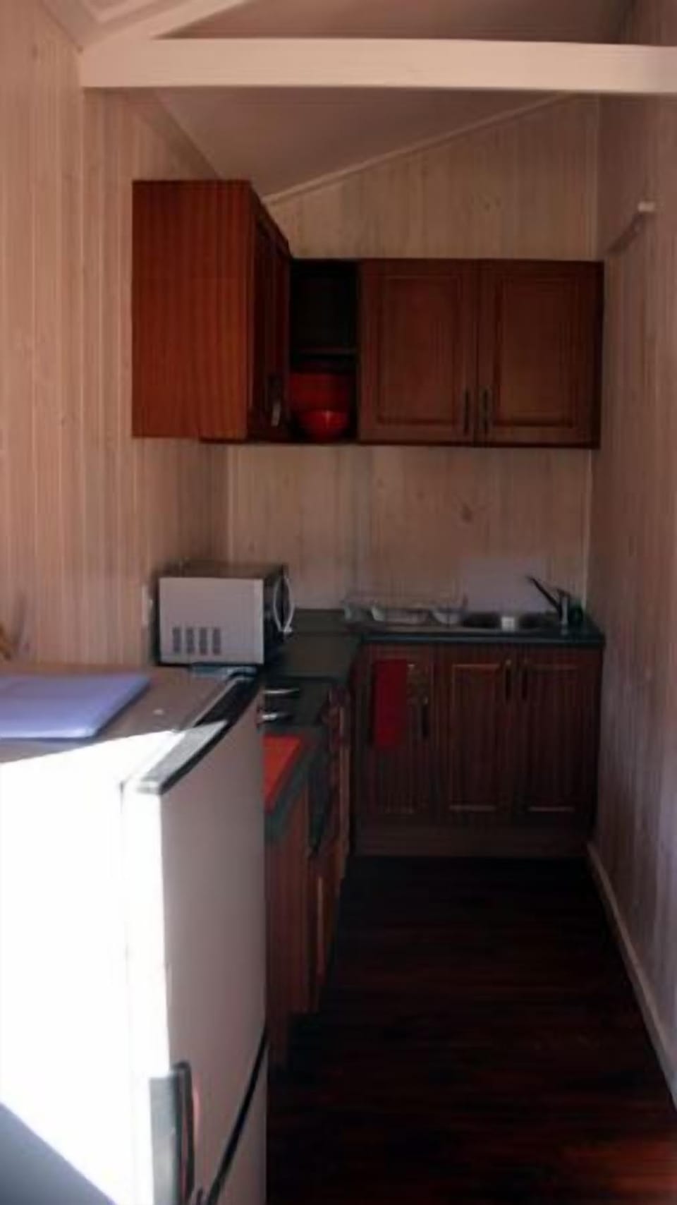Family Chalet, 2 Bedrooms | Private kitchen | Fridge, microwave, stovetop, electric kettle