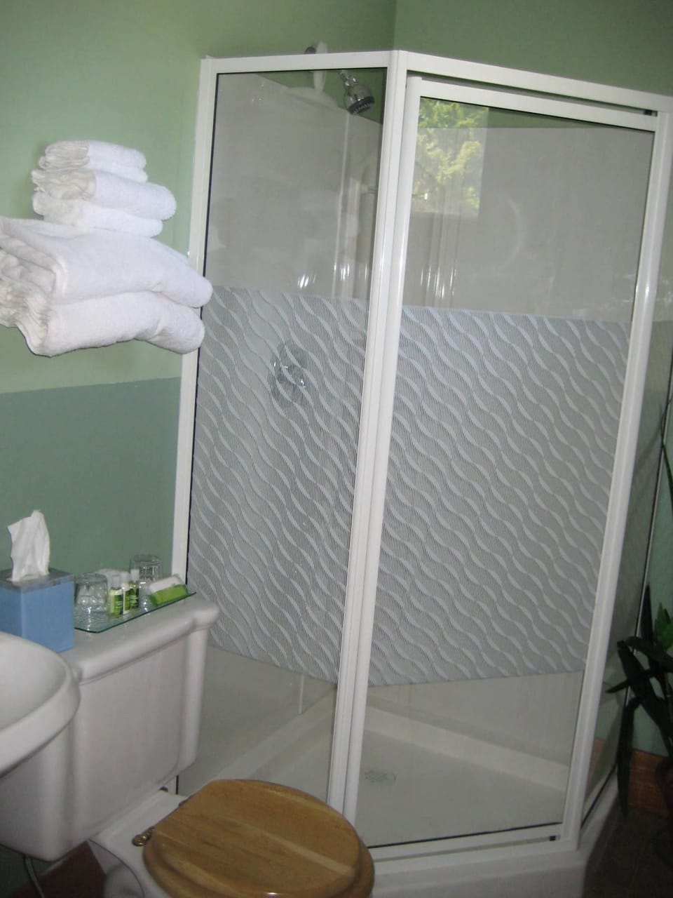 The Green Room | Bathroom | Free toiletries, hair dryer (on request), bathrobes, towels