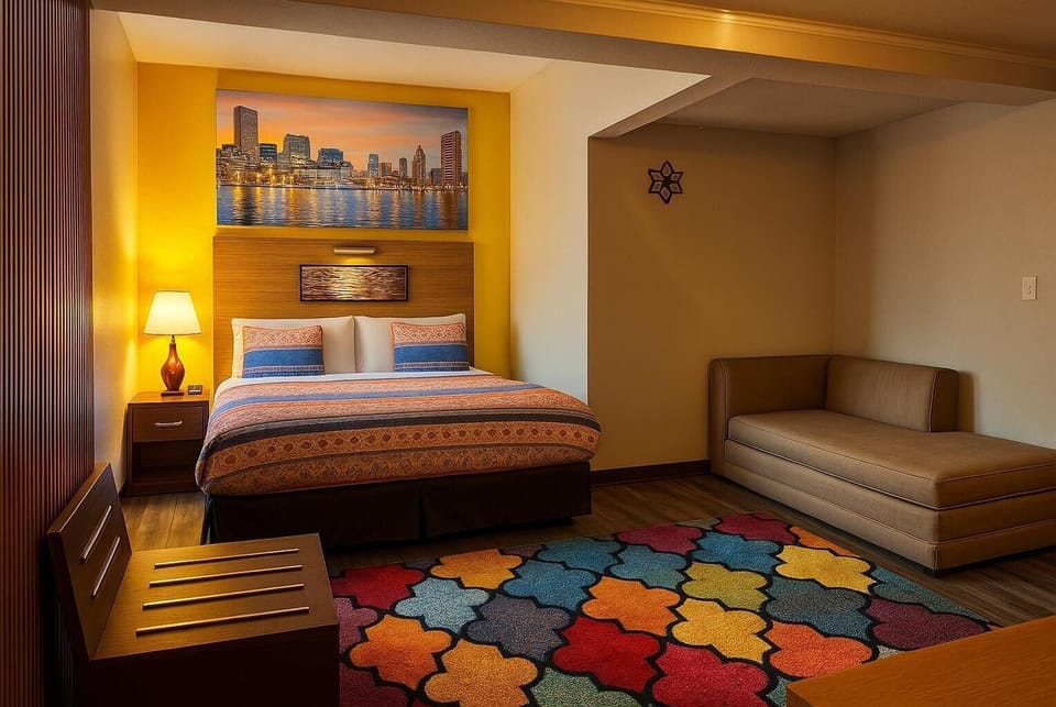 Deluxe Room | Pillowtop beds, desk, laptop workspace, soundproofing