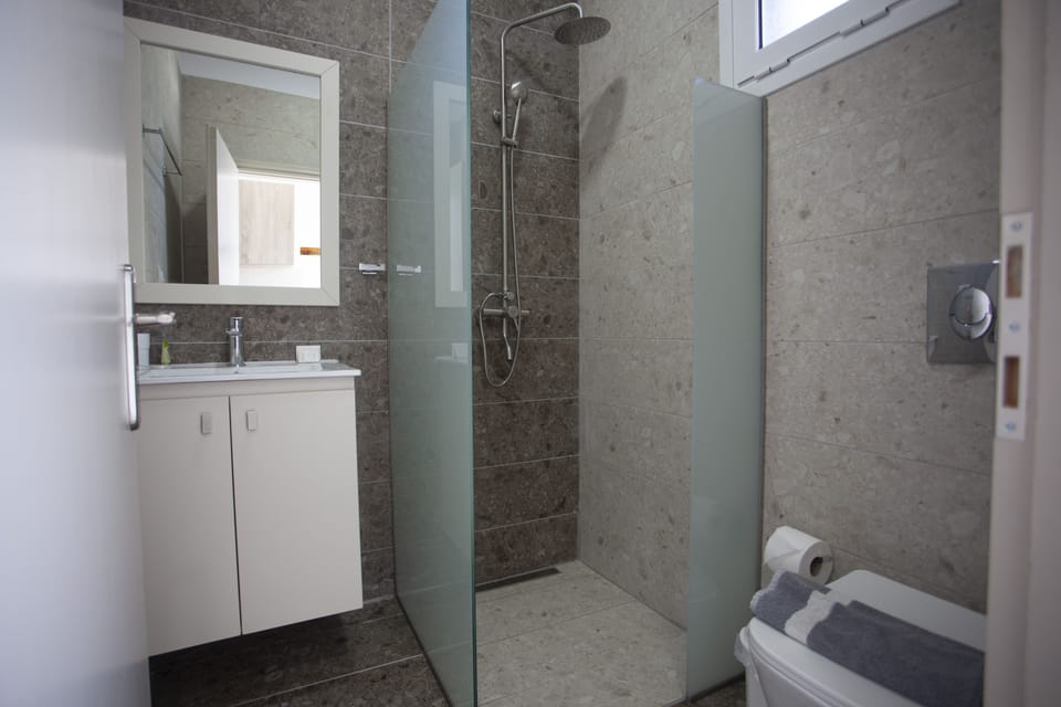 Family Quadruple Room, 1 Bedroom, Non Smoking | Bathroom | Shower, free toiletries, hair dryer, bathrobes
