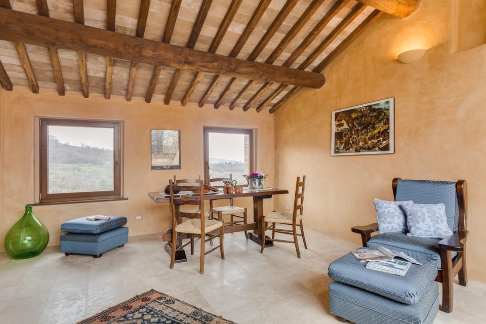 Apartment, 1 Bedroom (Le Soffitte) | Living area