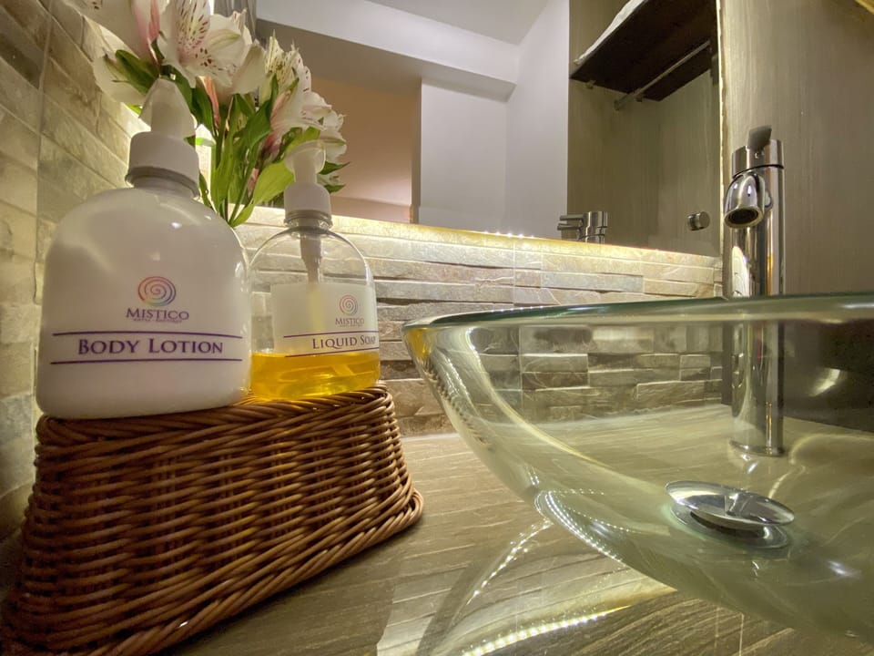 Standard Double Room, 2 Twin Beds | Bathroom | Shower, free toiletries, hair dryer, bidet