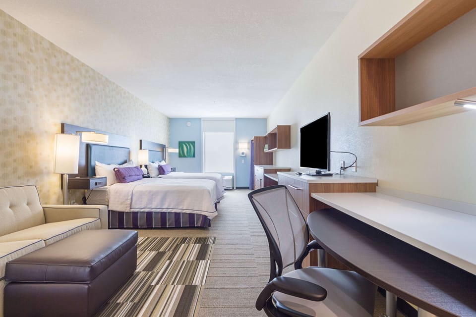 Studio, 2 Queen Beds, Non Smoking | Premium bedding, in-room safe, iron/ironing board, free WiFi
