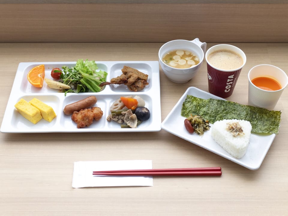Daily self-serve breakfast for a fee