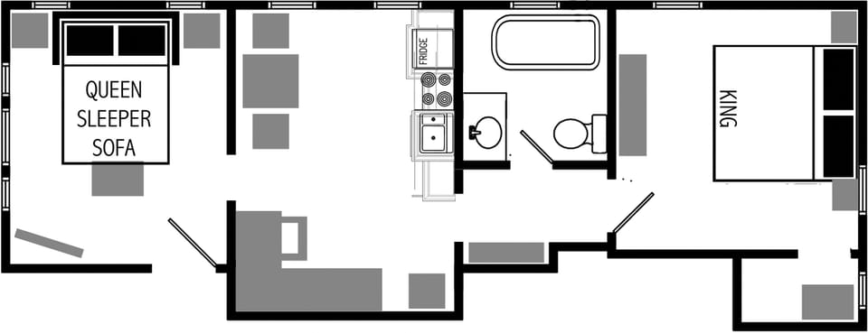 02 Tuscan Moon | 1 bedroom, premium bedding, down comforters, memory foam beds