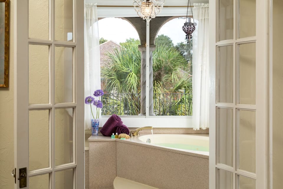 Valencia Room | Premium bedding, individually decorated, individually furnished