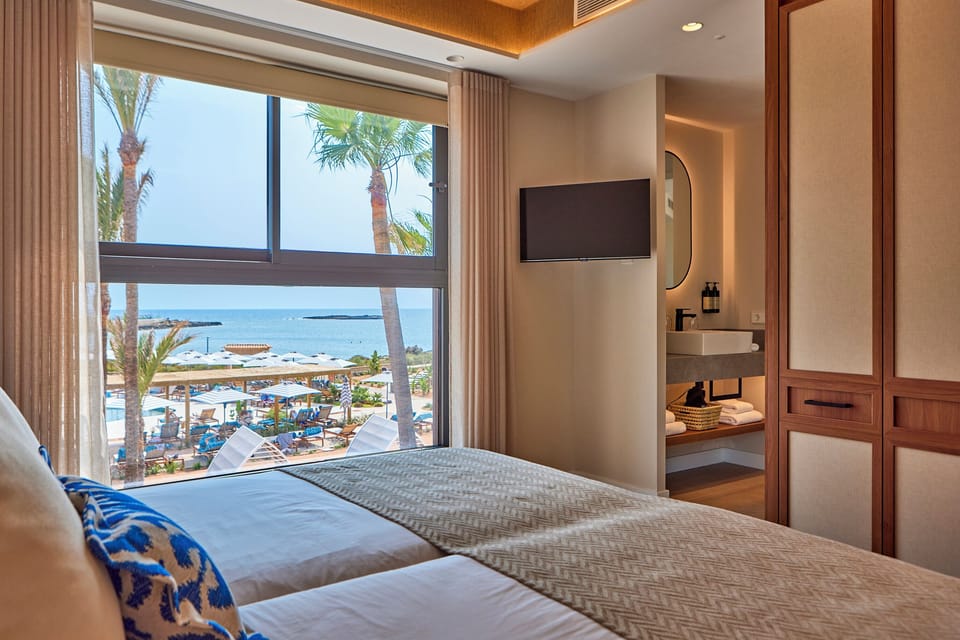 Suite, Balcony, Sea View | Minibar, in-room safe, desk, free WiFi