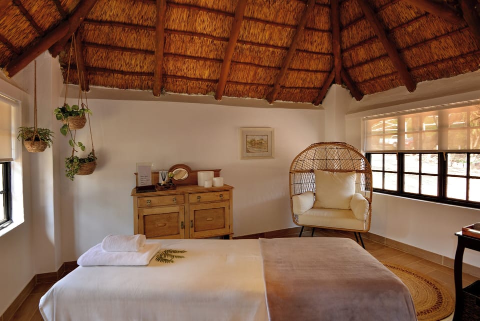 Outdoor treatment areas, deep-tissue massages, massages