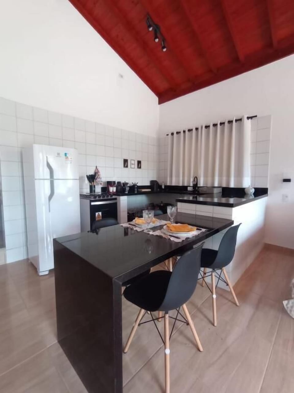 Luxury Cabin, Jetted Tub | Private kitchen | Oven, toaster, blender, cleaning supplies
