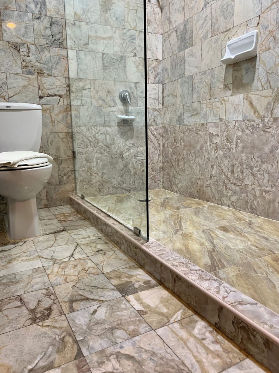 Free toiletries, towels
