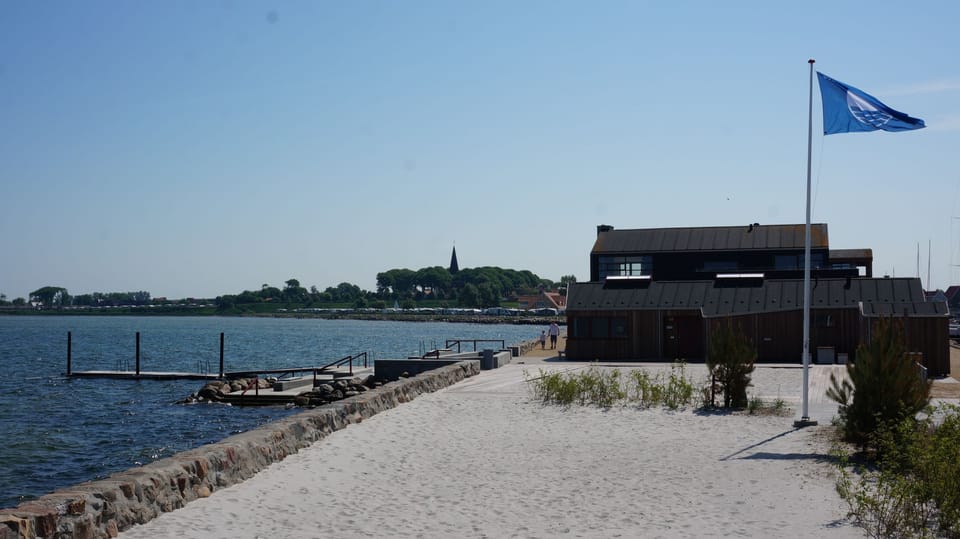 Beach nearby, white sand