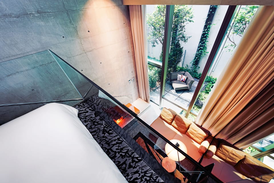 Loft Terrace Room (One Large Double Bed) | Minibar, in-room safe, desk, laptop workspace