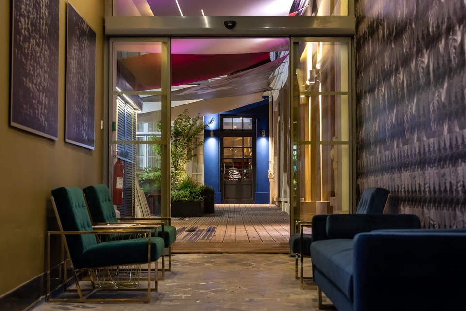 Interior entrance