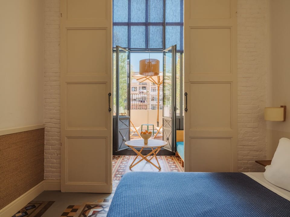 Deluxe Room, Terrace, Courtyard View | Premium bedding, down comforters, minibar, in-room safe