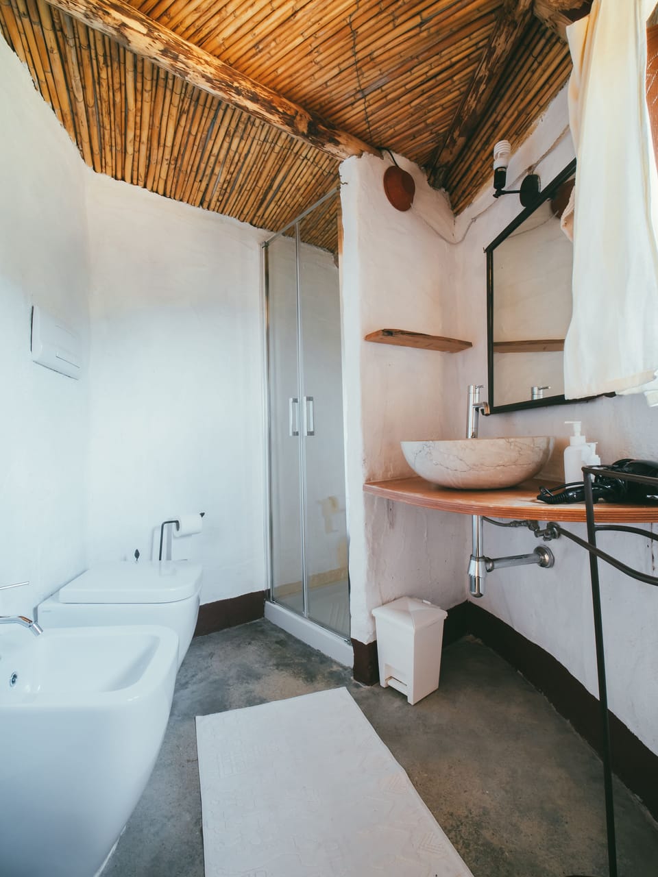 Double or Twin Room | Bathroom | Shower, eco-friendly toiletries, hair dryer, bathrobes
