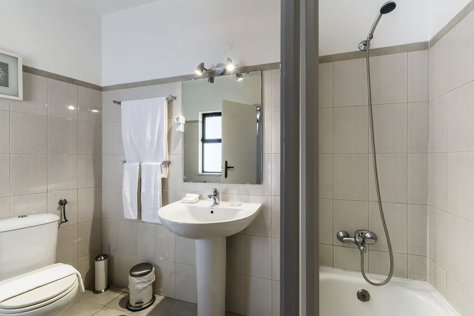 Deep soaking tub, free toiletries, hair dryer, bidet