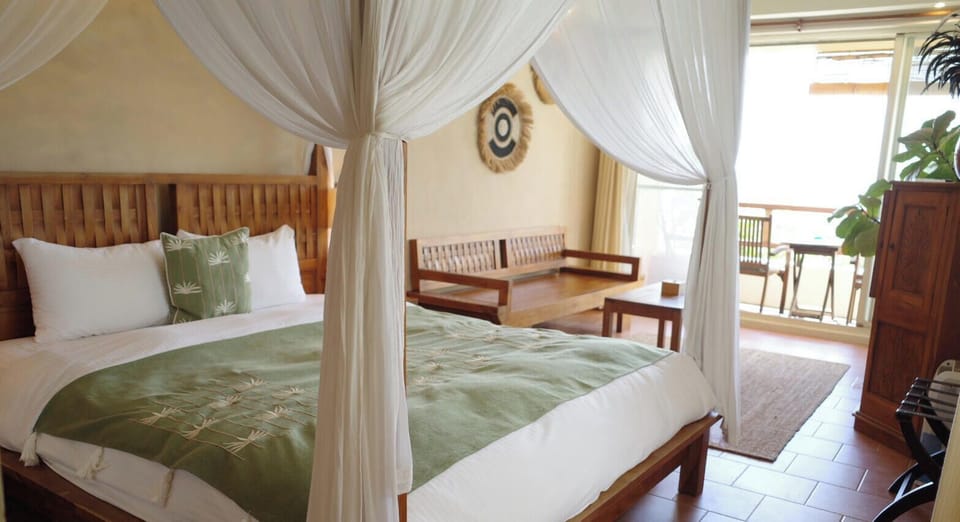 Cozy Double Room Sea View(For 2 adults only) | Down comforters, individually decorated, desk, blackout drapes