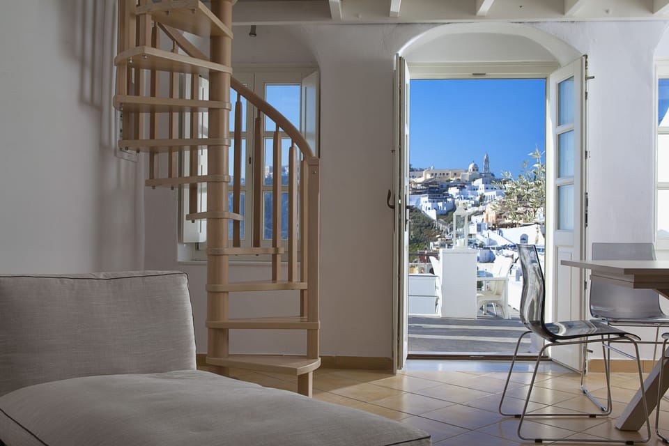 Luxury Villa, 3 Bedrooms, Sea View | Living area | Flat-screen TV