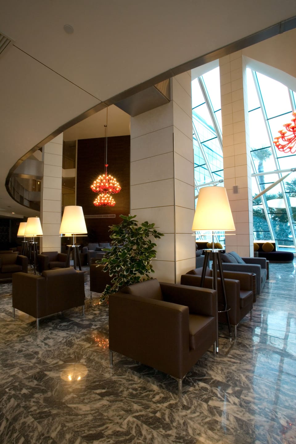 Lobby sitting area