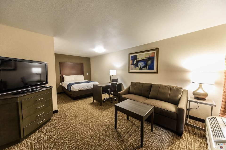 Standard Suite, 1 King Bed | Desk, iron/ironing board, free WiFi, bed sheets