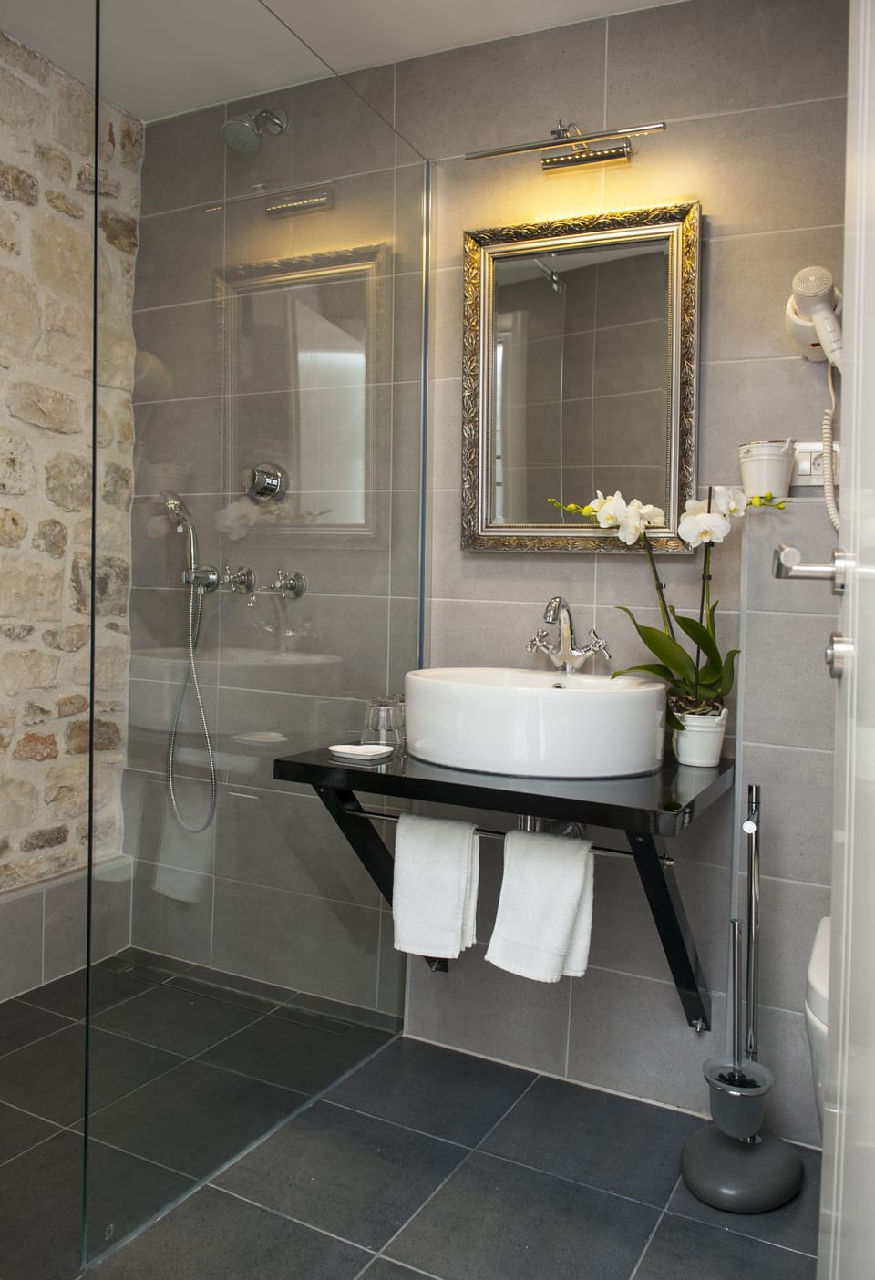 Deluxe Room | Bathroom | Shower, free toiletries, hair dryer, towels