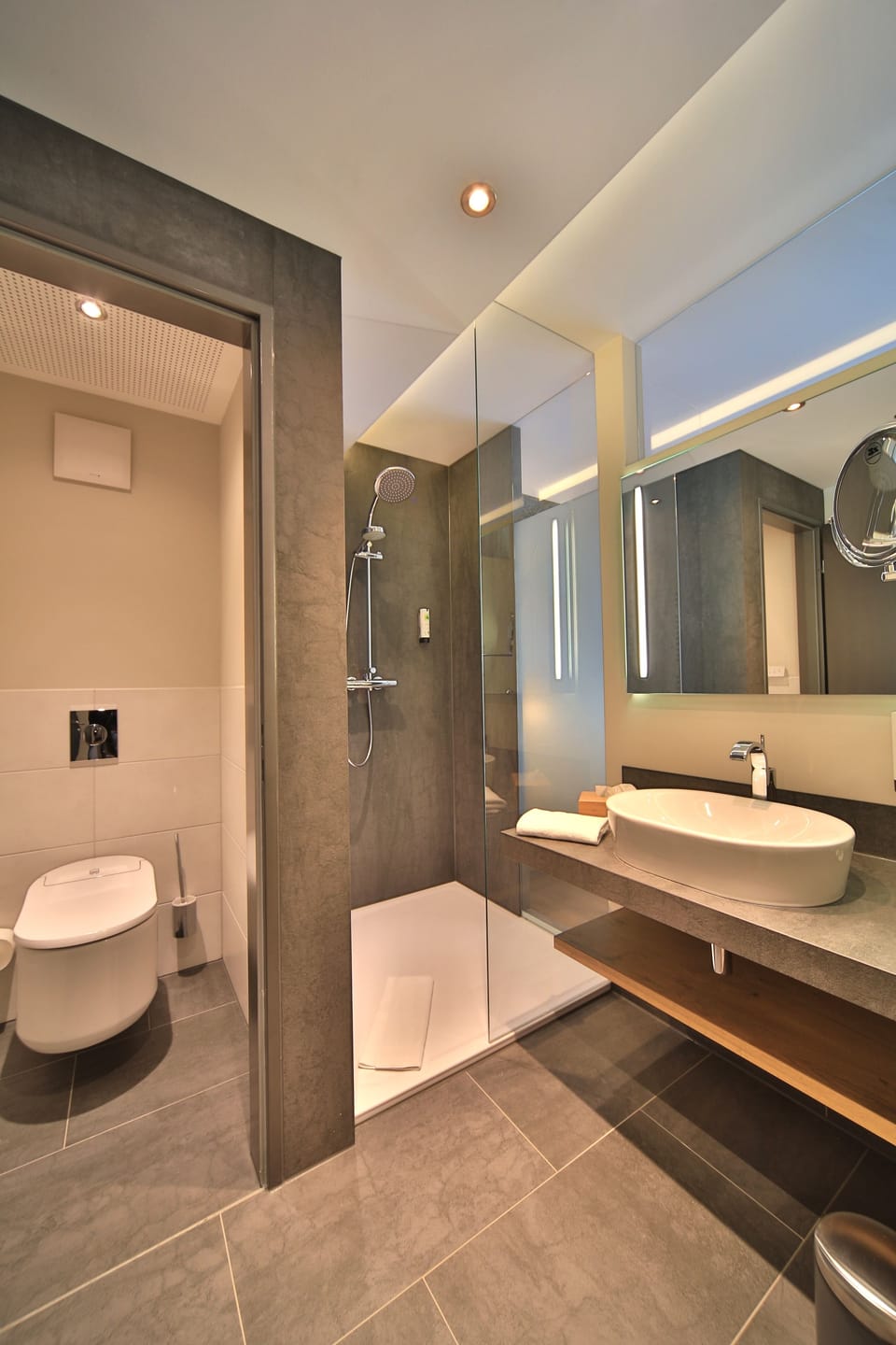 Premium Double Room | Bathroom | Shower, free toiletries, hair dryer, bathrobes