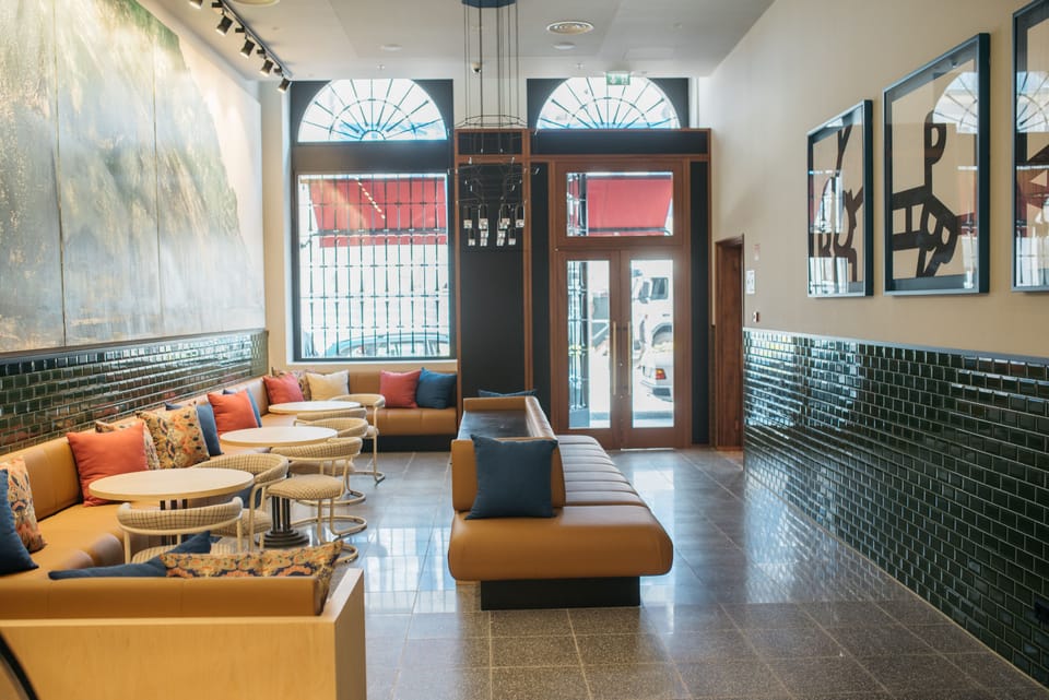 Lobby sitting area