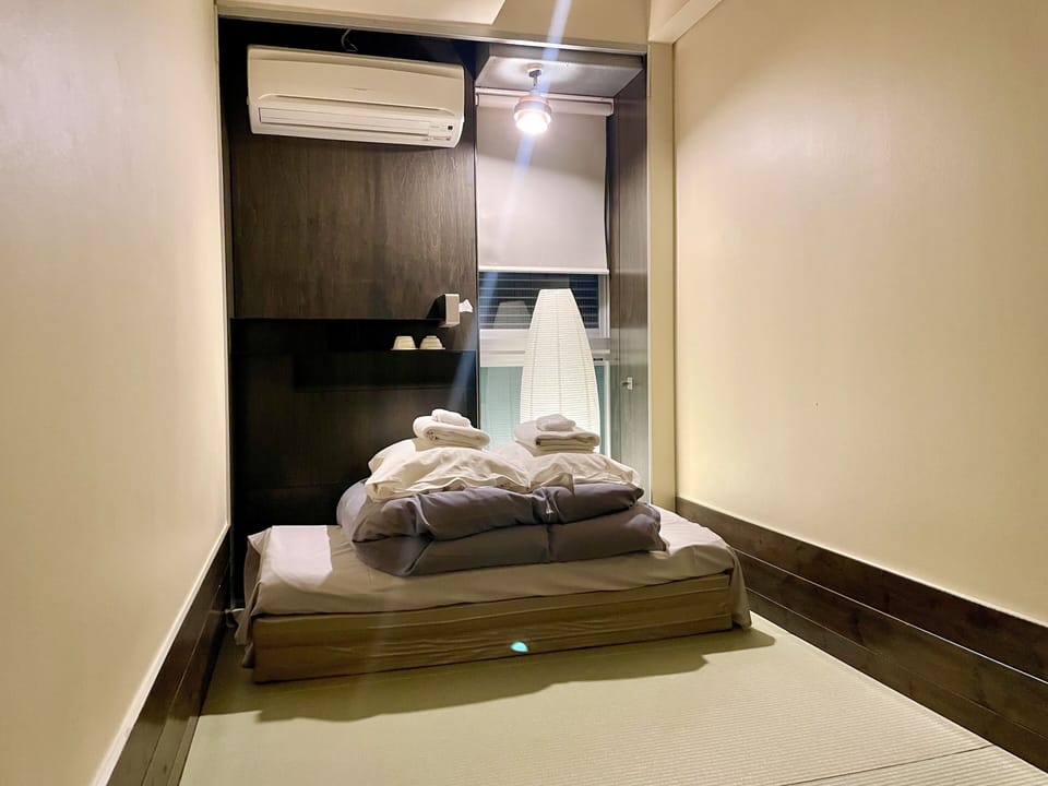 Japanese-style double room with shared bathroom | Laptop workspace, iron/ironing board, free WiFi