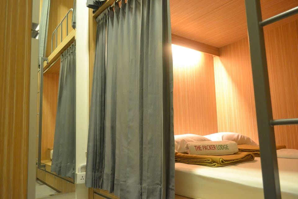 Double Bed in Dormitory Room | Free WiFi, bed sheets