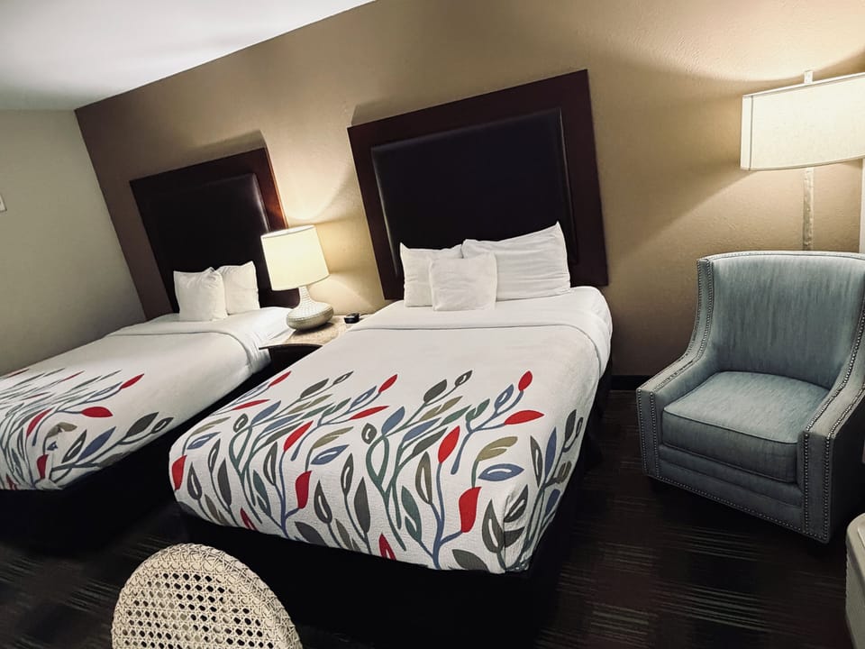 Room, 2 Queen Beds | Desk, free WiFi, bed sheets, wheelchair access