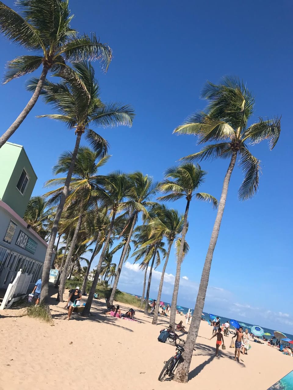 Beach nearby, white sand