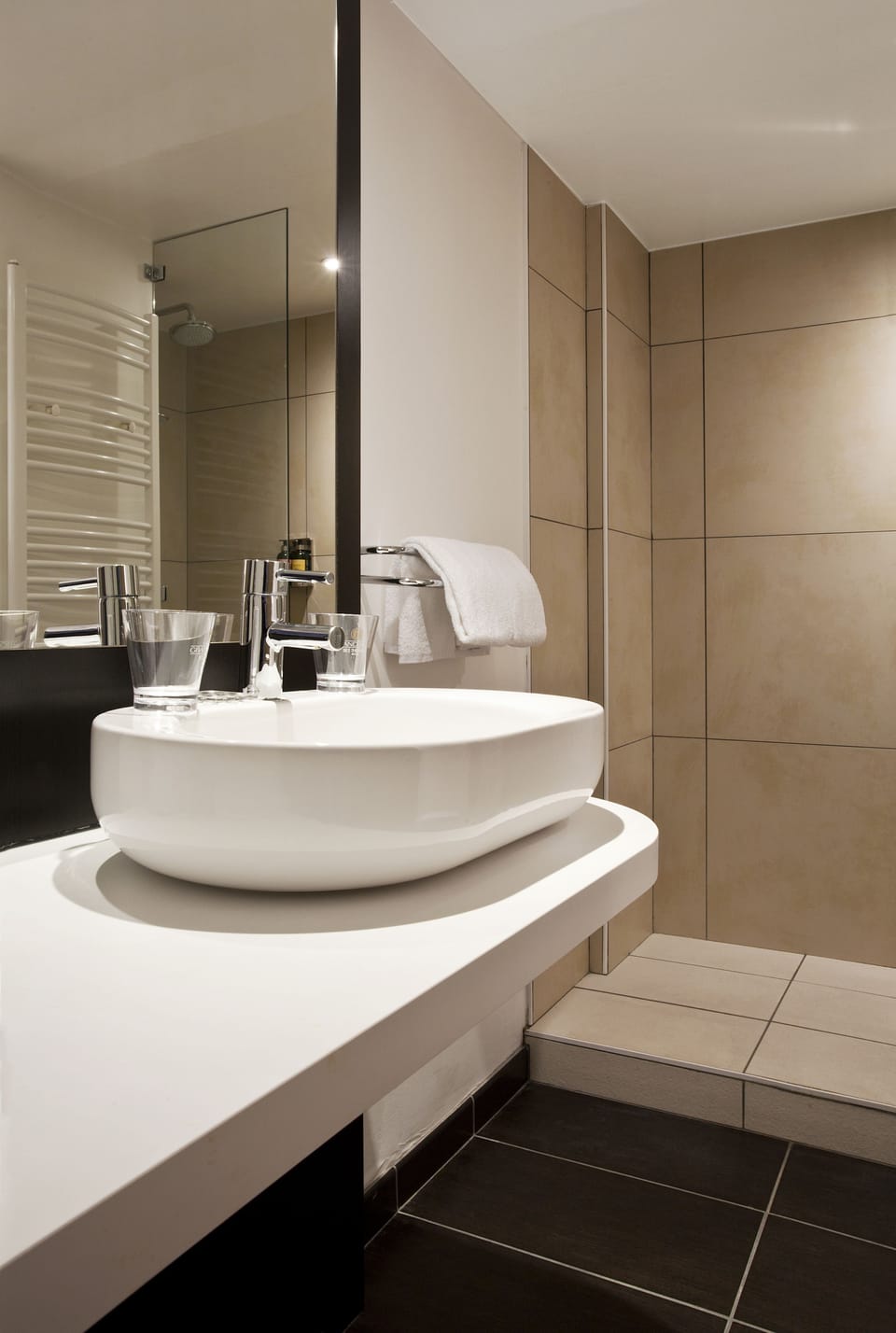 Free toiletries, hair dryer, towels