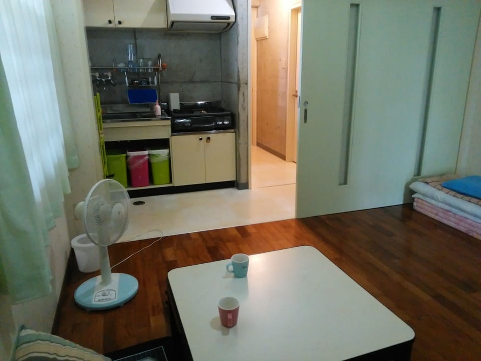 Triple Room, Non Smoking 1st Floor with Private Bath, Toilet and Kitchen | Desk, iron/ironing board (on request), WiFi (free), bed sheets