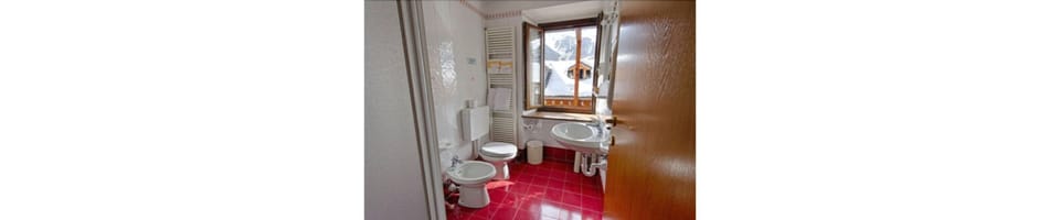 Free toiletries, hair dryer, bidet, towels