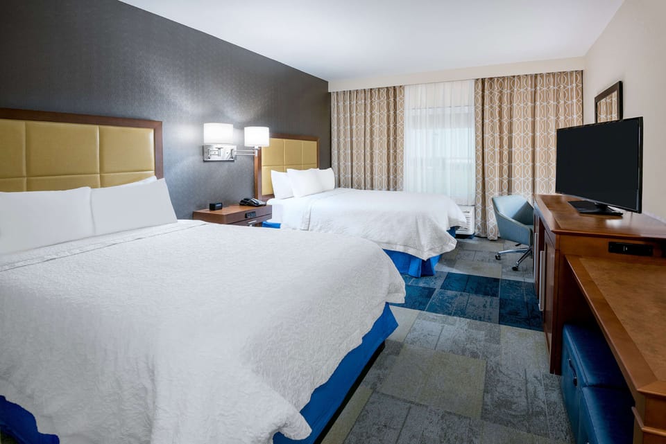 Room, 2 Queen Beds, Non Smoking | In-room safe, free WiFi, bed sheets