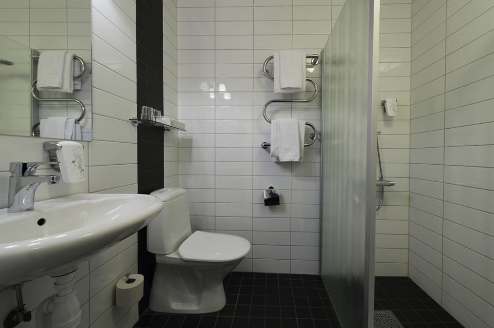 Superior Double Room | Bathroom | Shower, hair dryer, towels