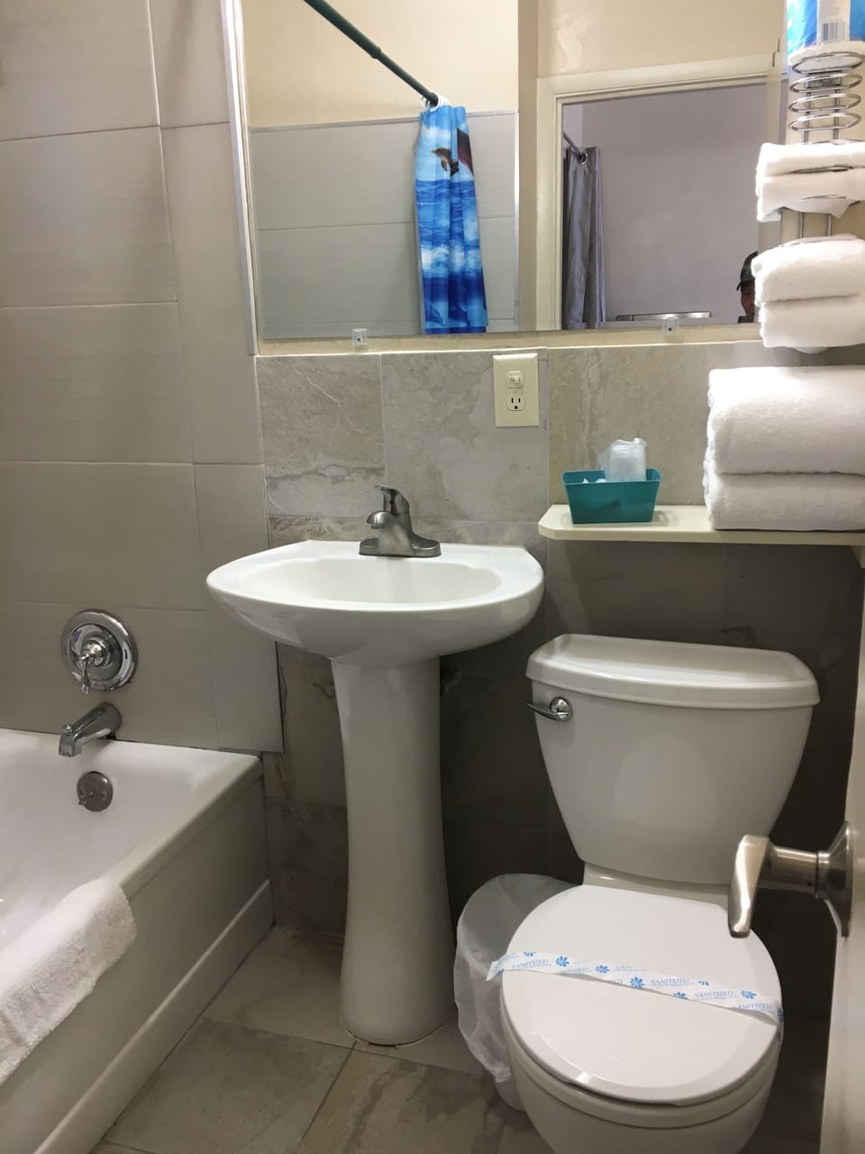 Free toiletries, towels