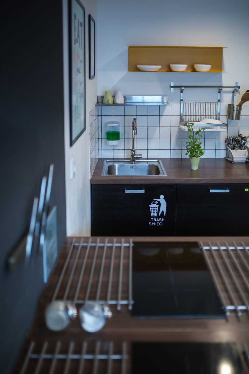 Fridge, microwave, dishwasher, toaster
